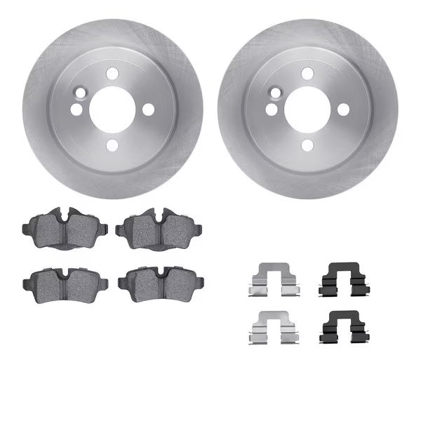 6512-32038, Rotors with 5000 Advanced Brake Pads includes Hardware, Dynamic Friction Co, Mfr#: 6512-32038